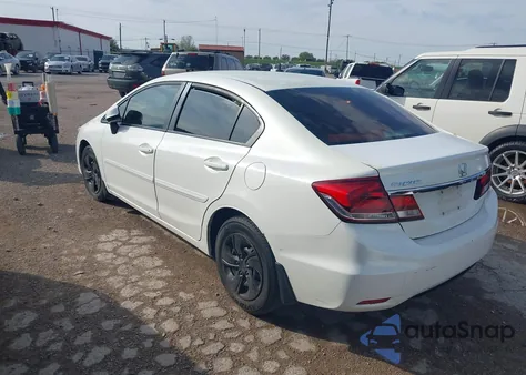 2013 Honda Civic Lx из США, поврежденный, VIN 2HGFB2F52DH554372